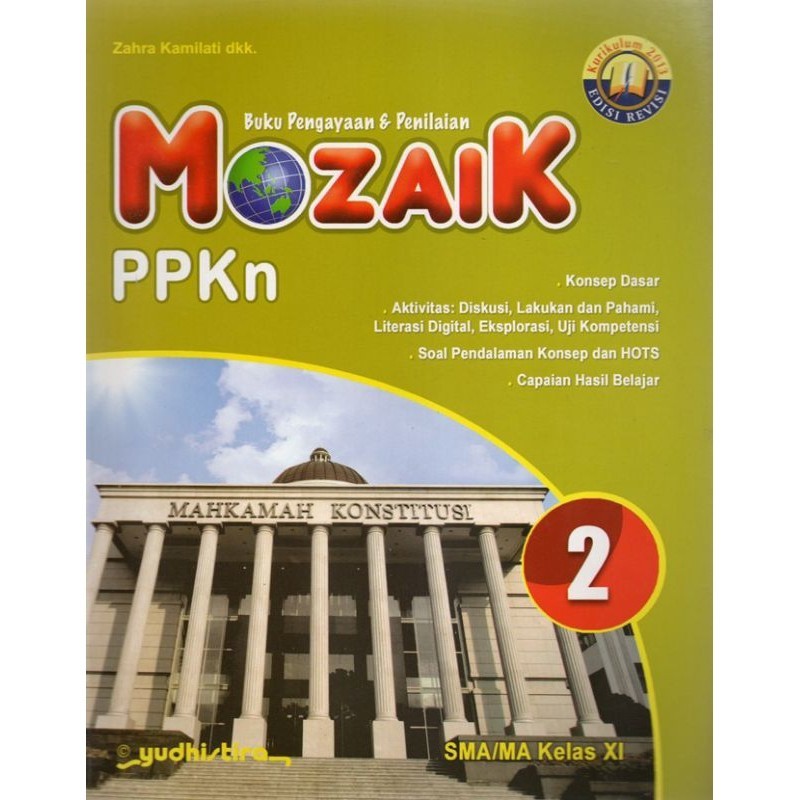 mozaik Pancasila kelas 11 XI Yudhistira