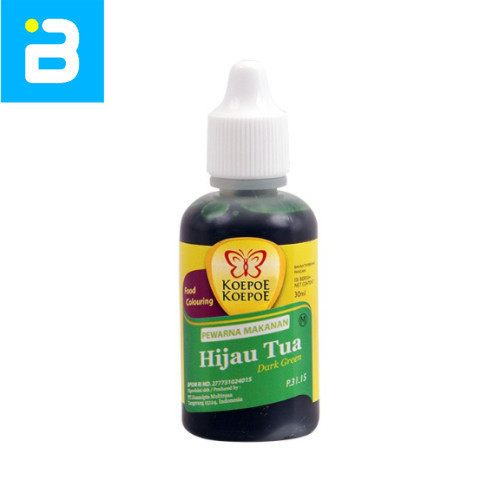 

Koepoe Koepoe Pewarna Hijau Tua 30ML