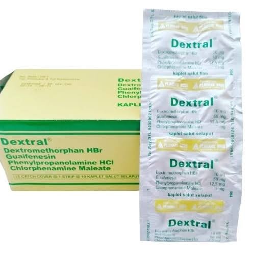 DEXTRAL Kaplet Obat batuk Kaplet 1 Strip (TBU)