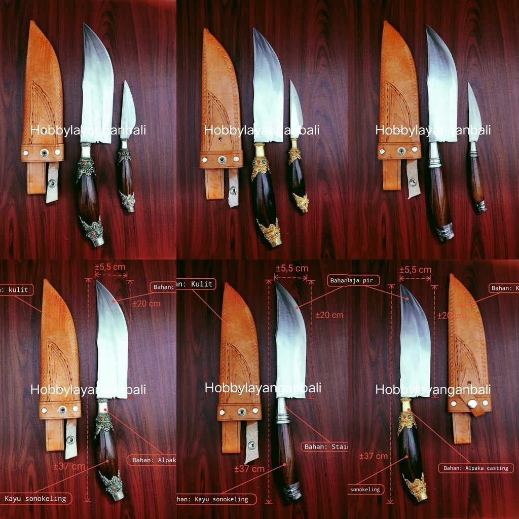 blakas bendo set mutik pisau tradisional bali bahan baja banyak pilihan