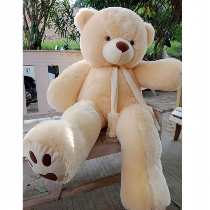 Boneka Teddy Bear Telapak Syal Super Jumbo 1,2 Meter boneka beruang 2 meter boneka besar jumbo