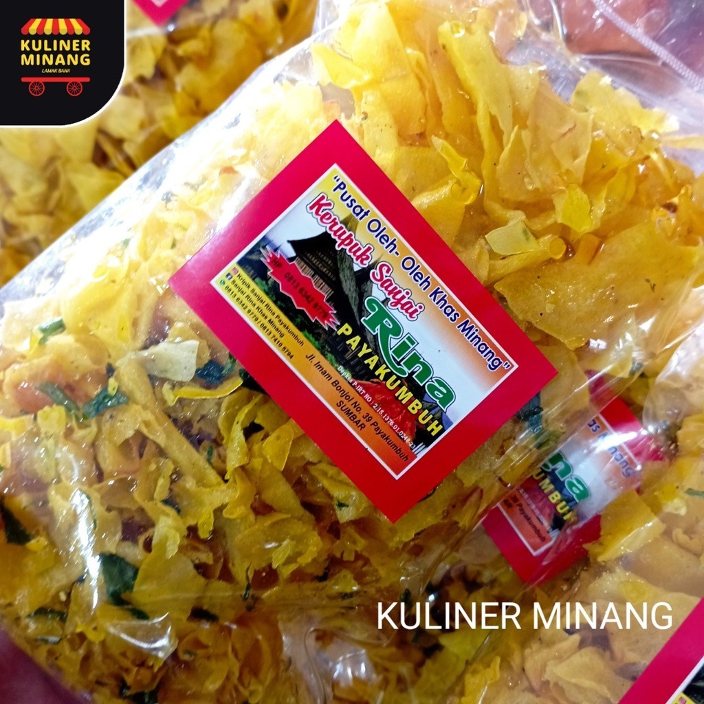 

Kuliner Minang Kerupuk Keripik Kripik Sanjai keriting Kriting Rina Oleh-Oleh Asli Cemilan Kampung Makanan Khas Payakumbuh Padang kabau Jajanan Snack Kabau AX00