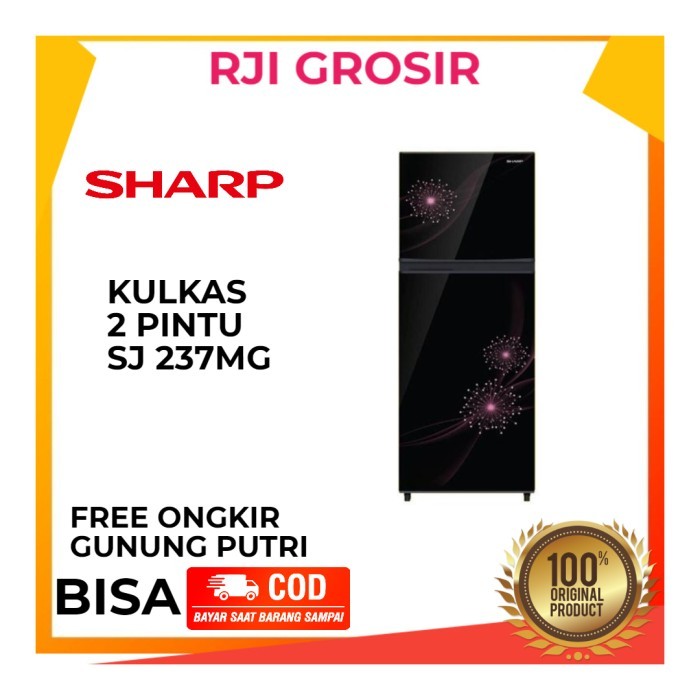 KULKAS SHARP SJ 237 MG LEMARI ES 2 PINTU SJ237MG