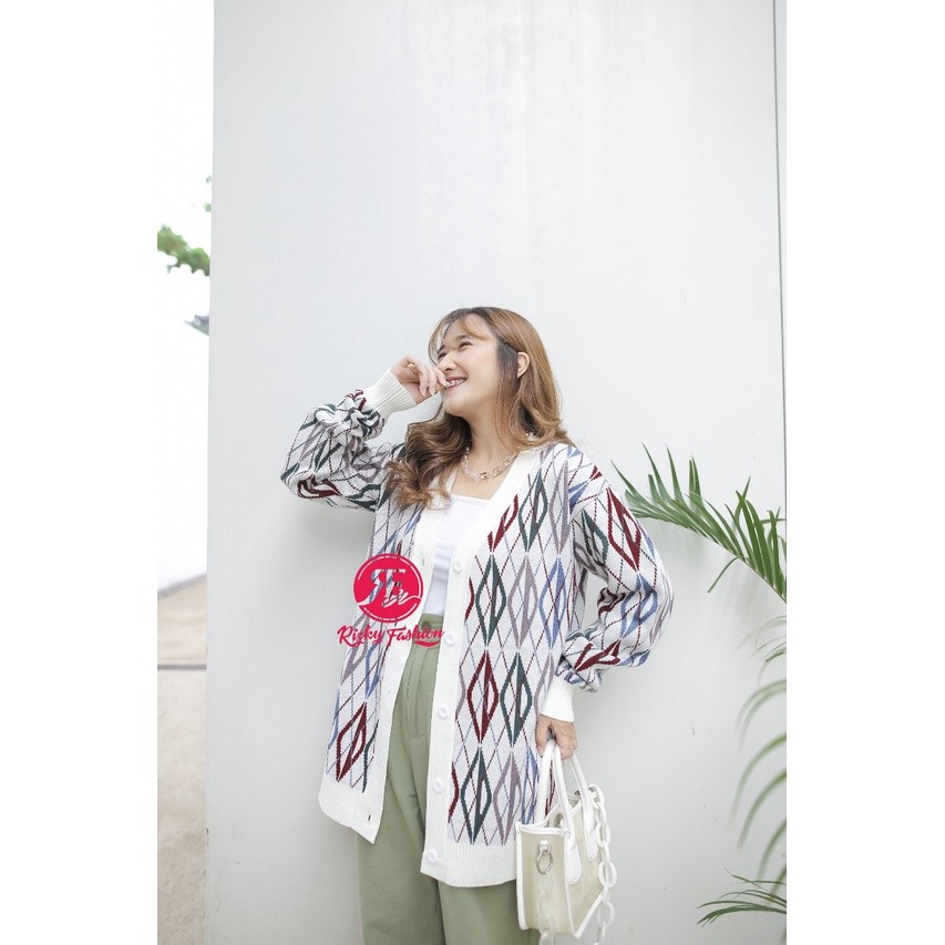 CVN Chars Cardigan Sweater Couple Suga BTS Korean Idol Outfit Rajut Premium