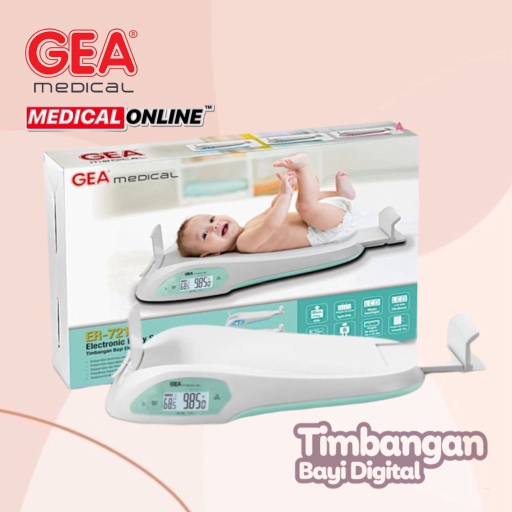 TIMBANGAN DIGITAL BAYI ELECTRONIK BABY SCALE GEA 7210 MEDICAL ONLINE