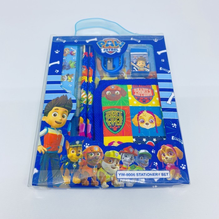 

Stationary set 6in1 alat tulis anak dompet karakter paw patrol