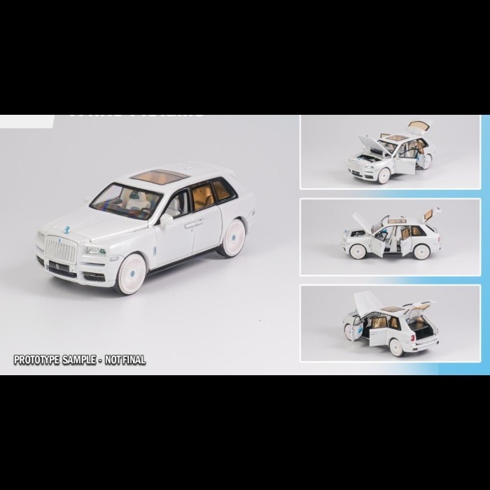 DCM Model Skala 64 Roll Royce Cullinan White Edition