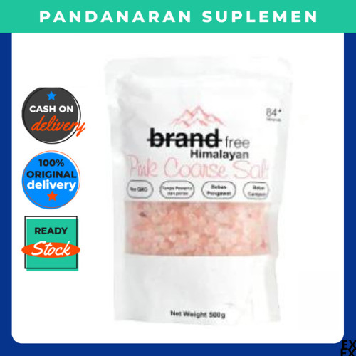 

Garam Himalaya Brandfree Garam Kasar 500 gram Pink Coarse Himalayan Salt