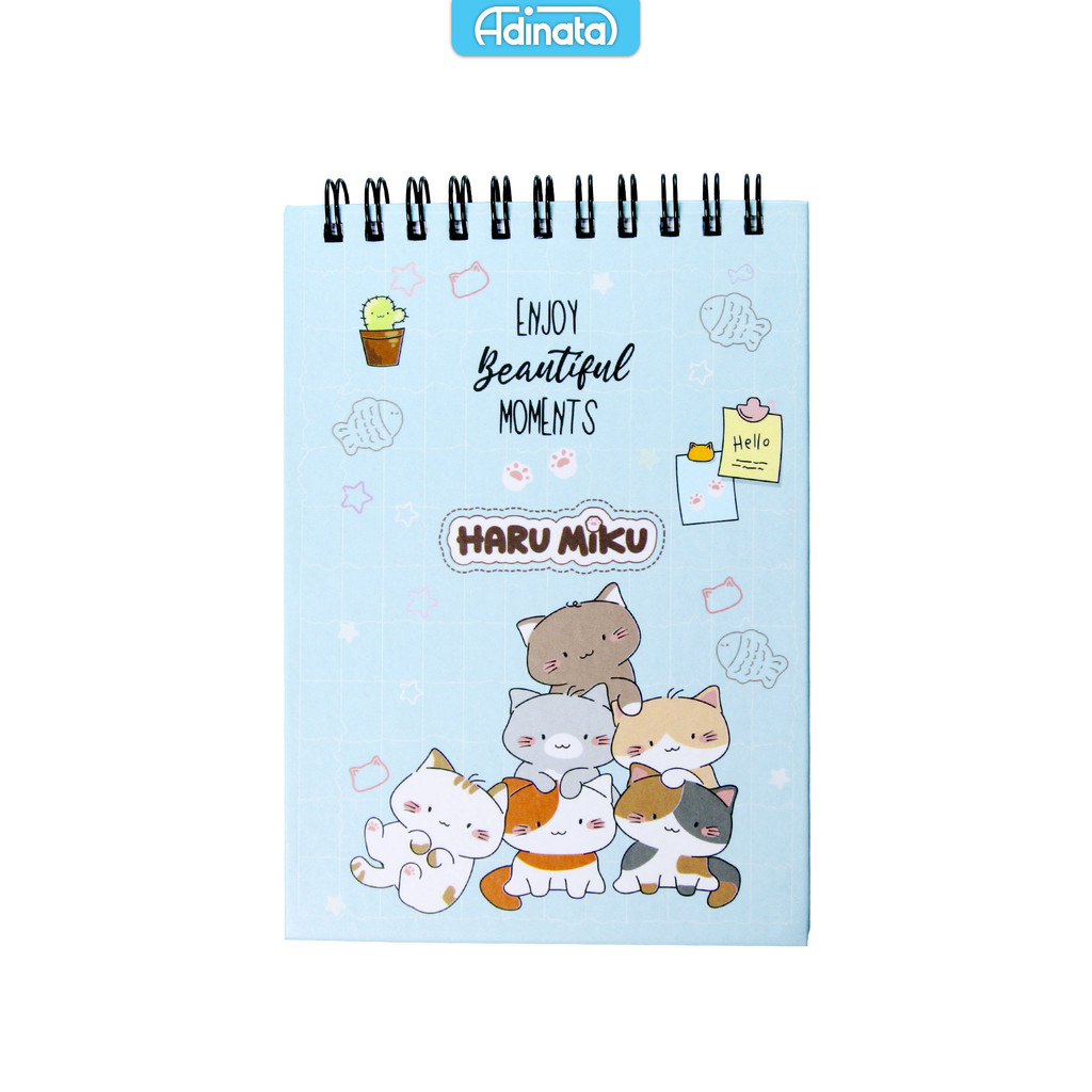 

Haru Miku A6 Memo Spiral Notebook 2452-4368 - Adinata / Buku Catatan / Memo