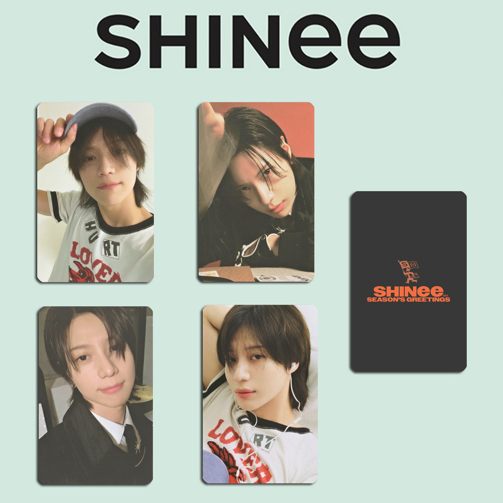 

SHINee Season's Greetings Photocards Double Sides Printing Korean Style LOMO Cards Kpop Taemin Jonghyun Collection Postcards