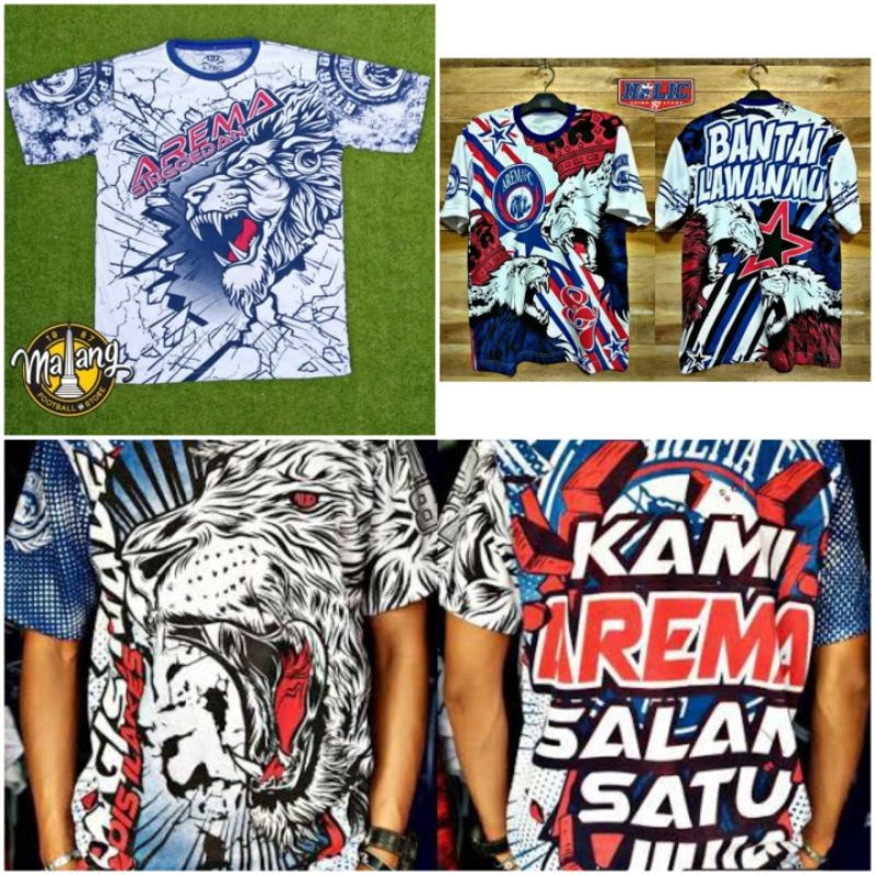 JERSEY BAJU AREMA FULL PRINTING AREMANIA / KAOS SUPORTER