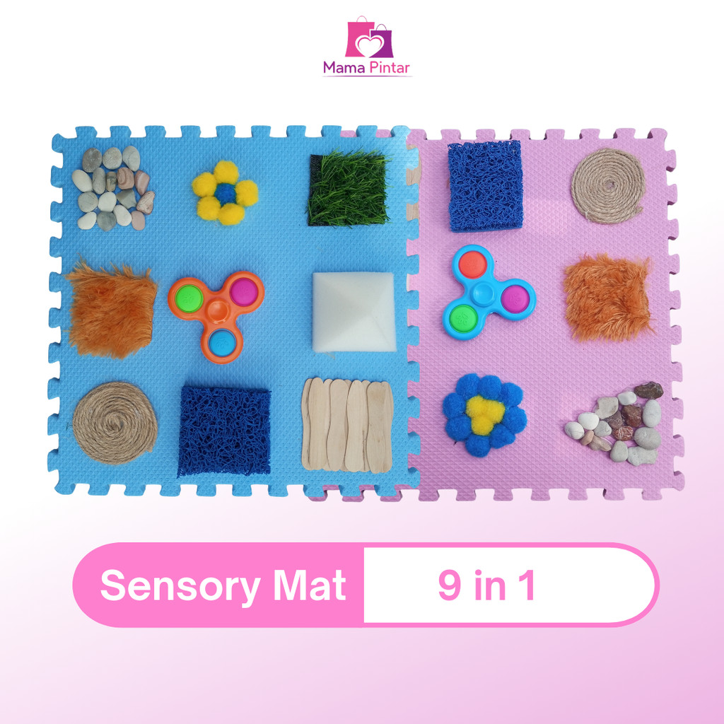 Karpet Sensorik Matras Bermain Bayi 3 6 8 Bulan