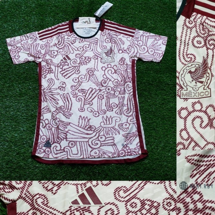 PLAYER ISSUE JERSEY MEKSIKO AWAY HEAT DRY PIALA DUNIA 2022 GRADE ORI