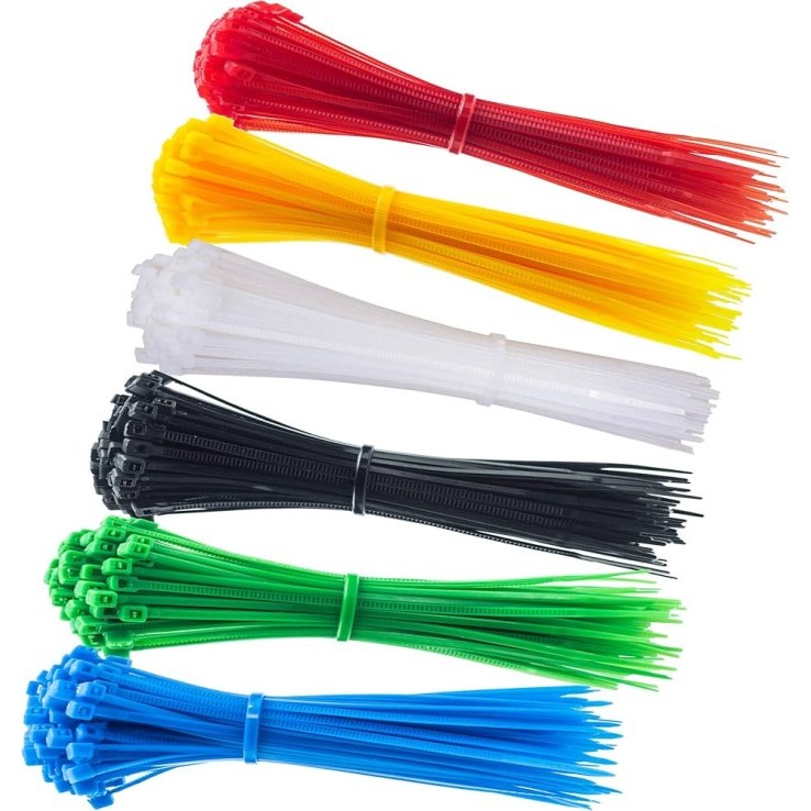 Nylon Kabel Ties 30cm 300mm Isi 100 Pcs Zip Tie Tis Tali Pengikat Kabel Label Banyak Warna Warni