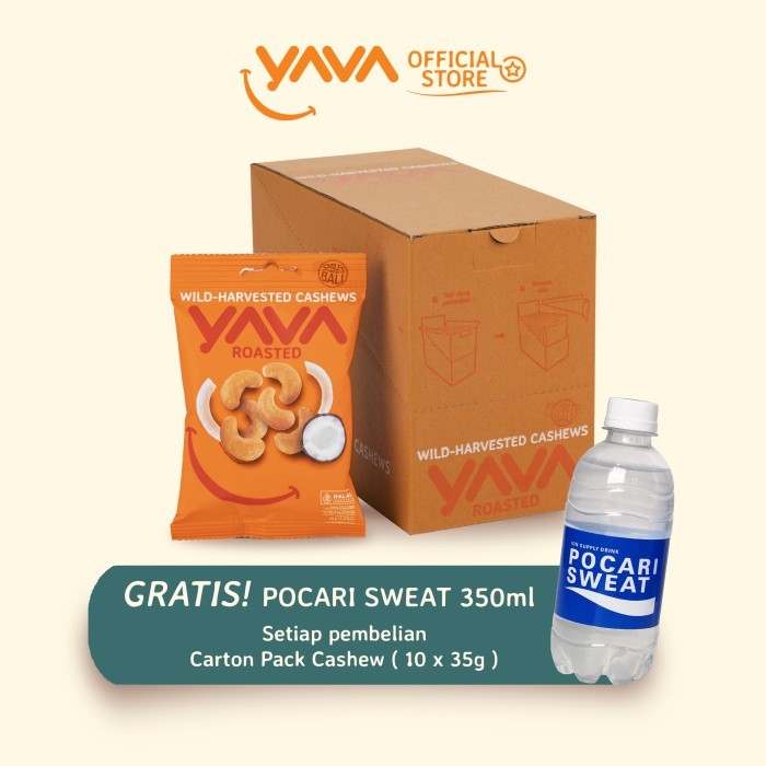 

YAVA Carton Pack Cashew Roasted ( 10 x 35g )