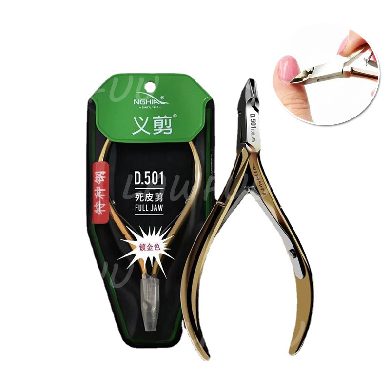 NAIL Cuticle Nipper D501 Full Jaw 16 dan Jaw 14 Vietnam Gunting Kuku Kutikula Professional Used Tang