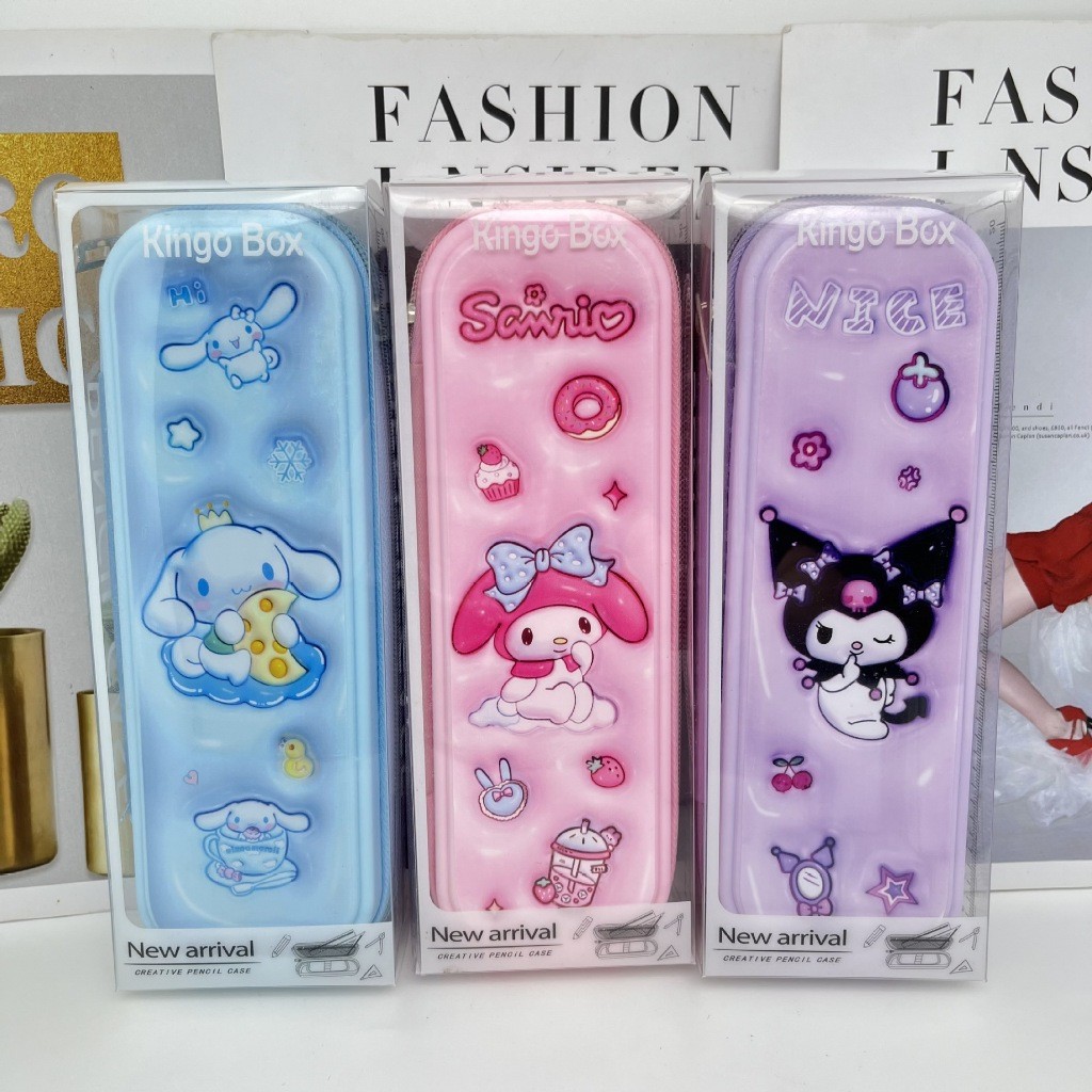 

[Gongjin] Kotak Pensil Sanrio 5798 Pencil Case Wadah Kuromi Cinnamoroll My Melody