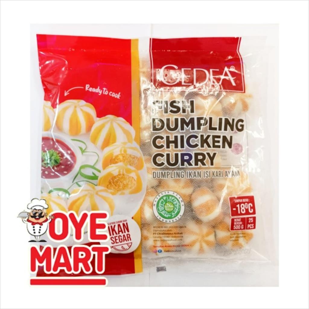 

CEDEA DUMPLING IKAN ISI KARI AYAM 500GR