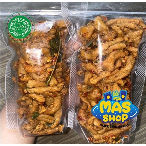 

Kripik usus pedas daun jeruk 70gr kripik usus krispi crispy kriuk cikruh pedas jeruk original Usus Crispy Bumbu Rempah Daun JerukMSD