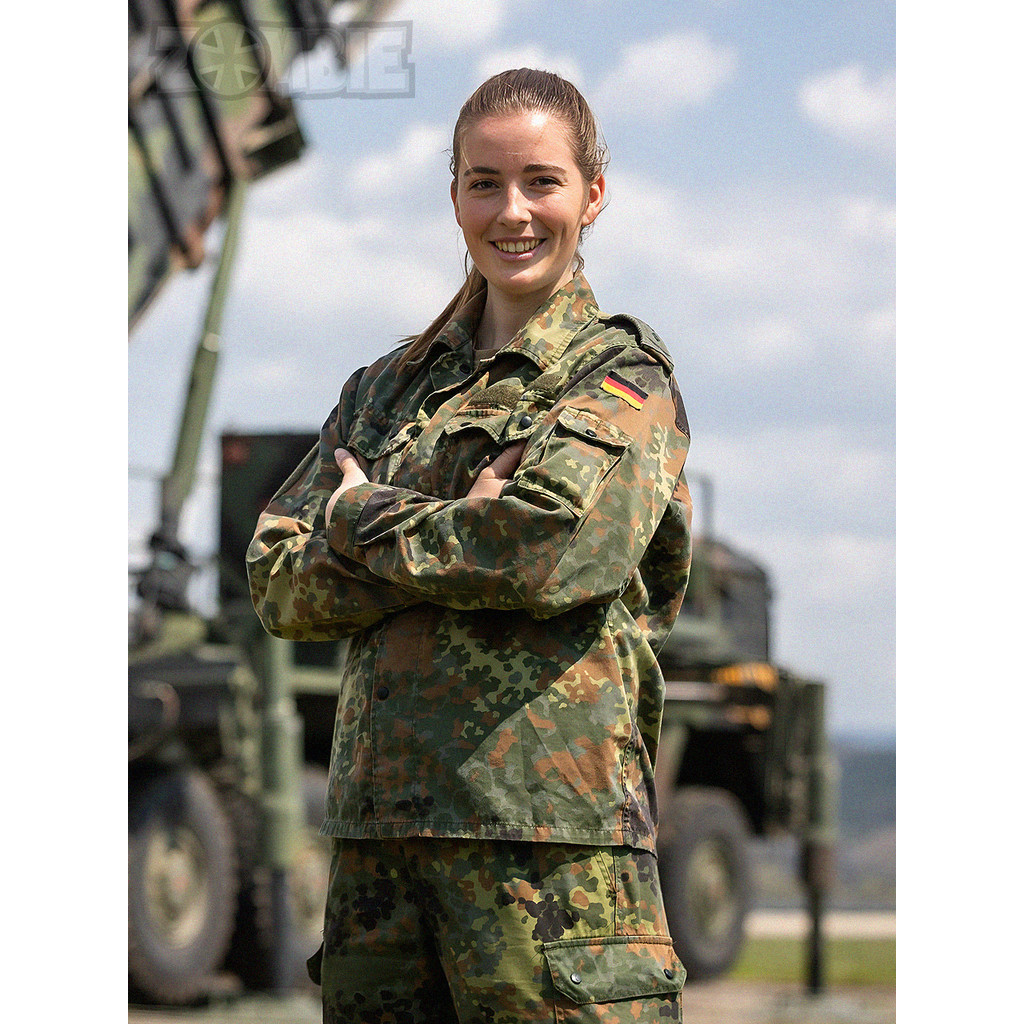 Tactical Combat Training Jacket Shirt Top Coat German Outdoor Jungle Spot BDU