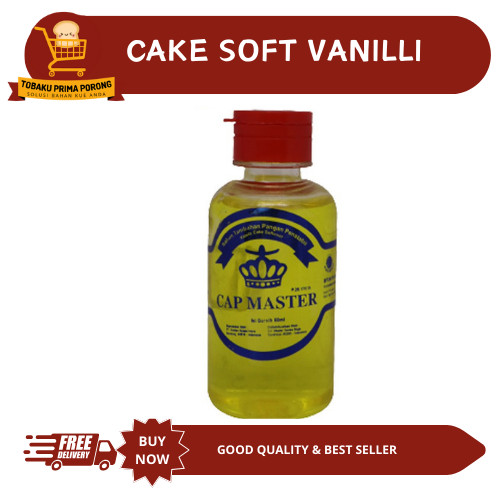 

MASTER - CAKE SOFTENER VANILA - 60 ML - Bahan Tambahan Pangan Penstabil