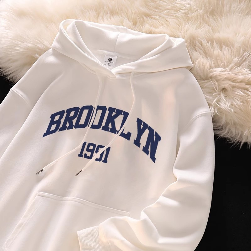 WAASHOPP| Hoodie Boxy Oversize Putih 100%COTTON | Hoodie Pria Distro Original 100% Bahan Tebal | Swe