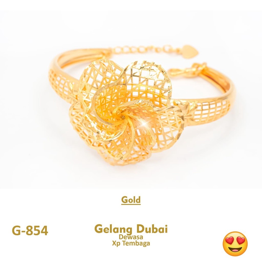HENDIKA ACC GELANG TANGAN WANITA GELANG BANGKOK DUBAI G-854