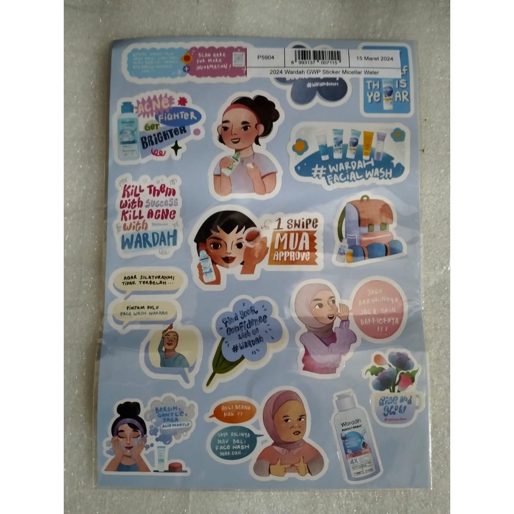 

[Gift Not For Sale] Wardah Sticker Micellar Water