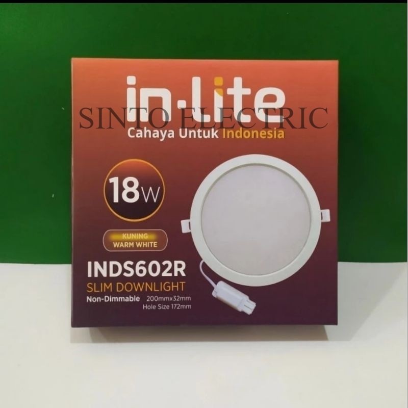 INLITE INDS Lampu Downlight 18 W Lampu Downlight Inbow 18W