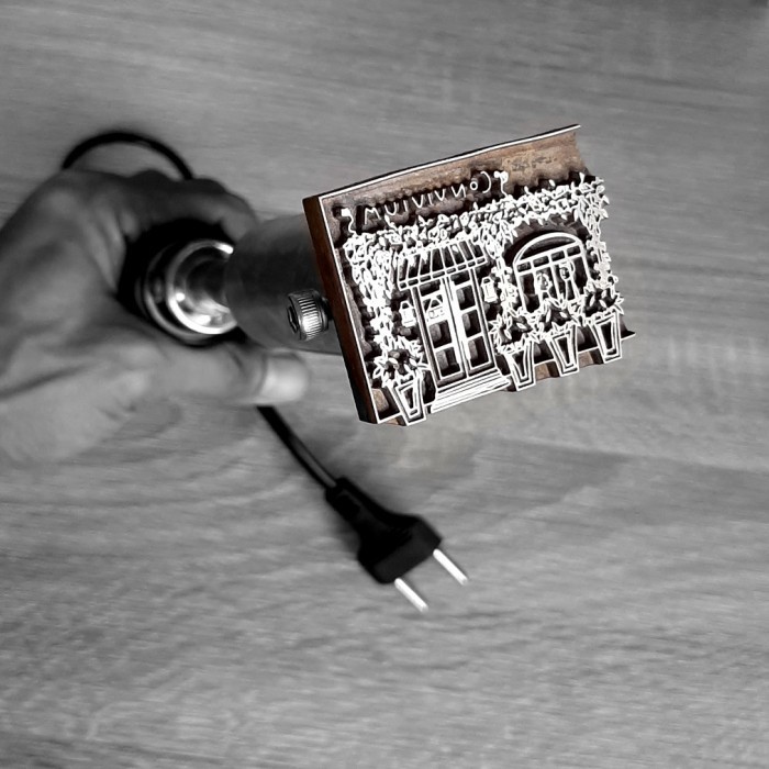 

stempel emboss kue cake bolu burger dorayaki food grade hot stamp 2