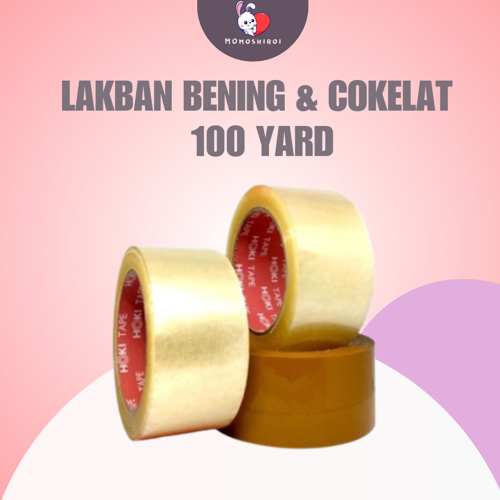 

LAKBAN BENING 100YARD ISOLASI SELOTIP CLEAR TAPE 45MM DAYA LENGKET KUAT LAKBAN COKLAT FRAGILE SHOPEE