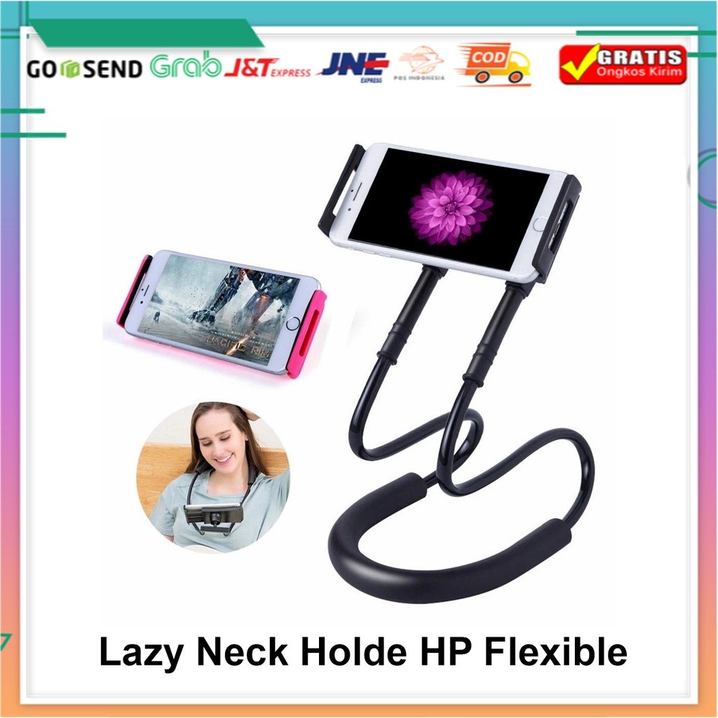 Lazy Neck Phone Holder/Lazy Neck Pod/Holder Leher/Lazy Hanging Neck Phone Stand Mount Neck