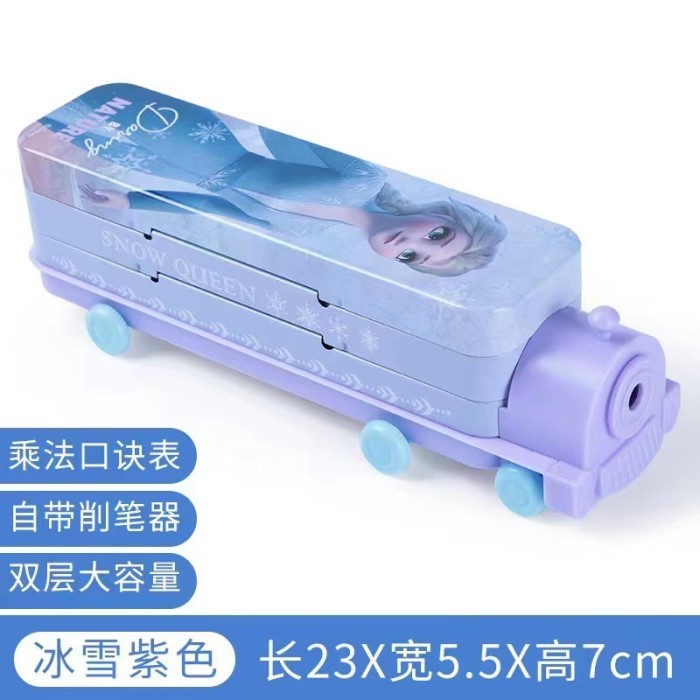 

[Best] Tempat Pensil Kaleng Case Pencil Kereta Karakter TOYSFORHOME - Frozen