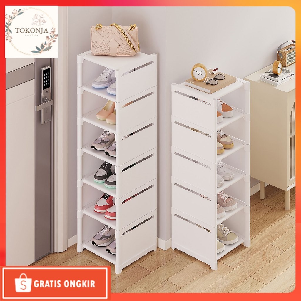 Rak Sepatu Murah / Rak Sepatu Susun Rak Sepatu Minimalis Tempat Sepatu Rak Sandal Dan Sepatu Lemari 