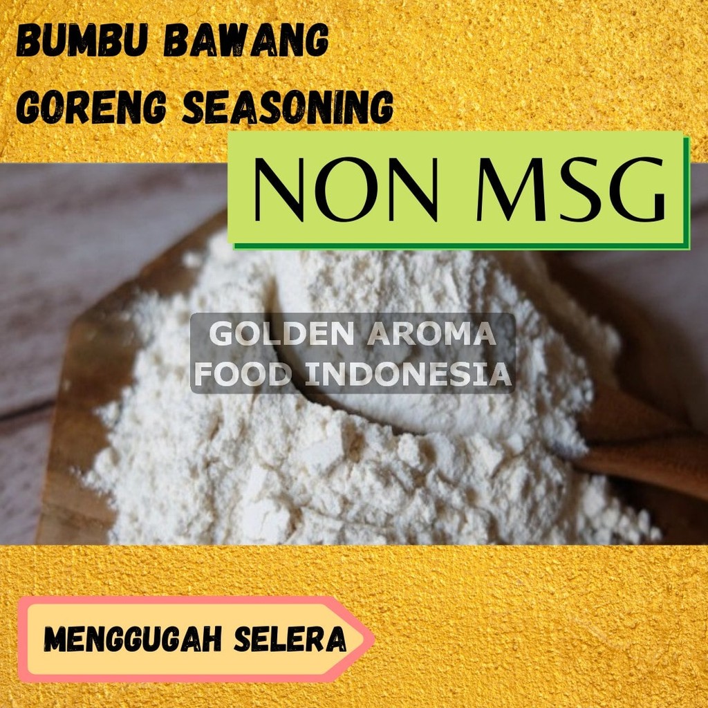 

Bubuk Tabur bawang goreng Non MSG 500gr Bumbu Serbaguna Halal 1/2Kg Fried Shallot Seasoning Powder