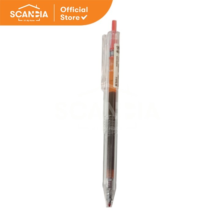 

SCANDIA Pulpen Retracteble Gel Pen Orange 0.5mm (AGPH5603)