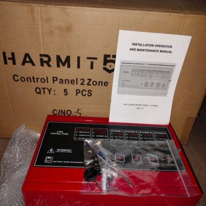 MCFA Control Panel Alarm Harmit 2 Zone