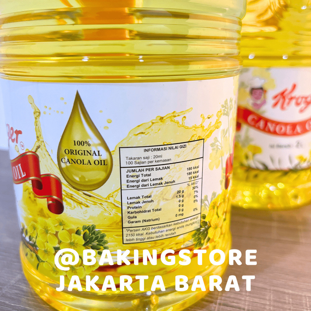 

RB Canola Oil Kroger 2 Liter Minyak Kanola