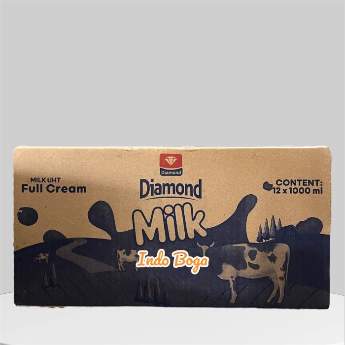 

RB Diamond Susu UHT 1 Liter / Diamond Milk Full Cream 1 Liter