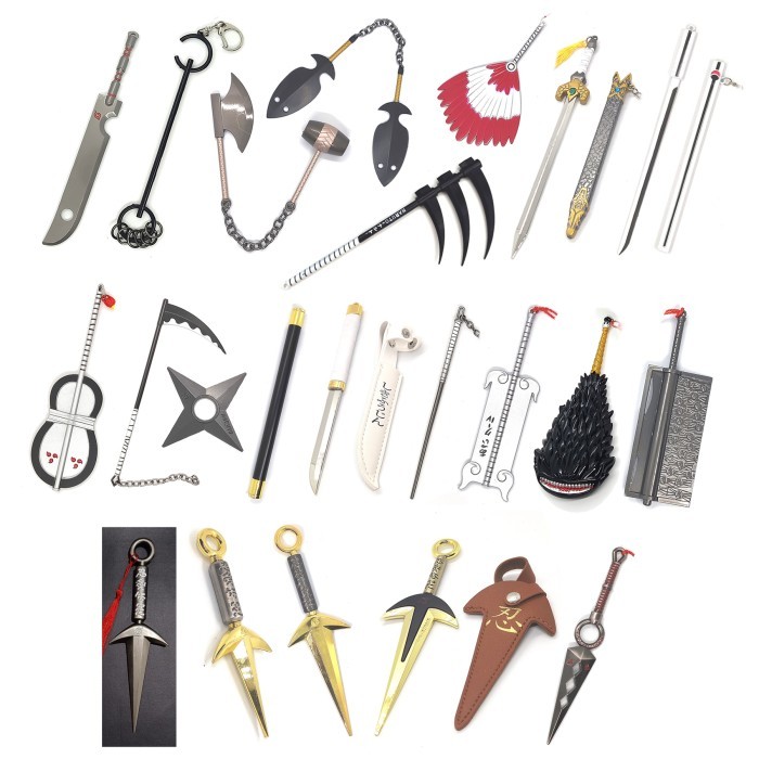 Kunai besi 22 cm anime naruto minato yondaime