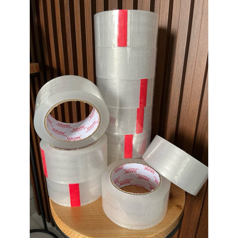 

lakban bening davin 48mm packing tape tidak mudah putus