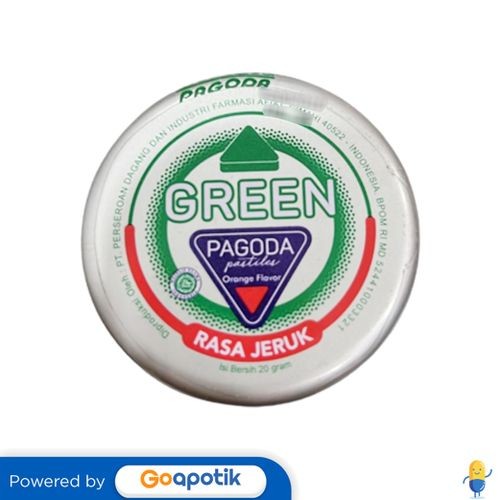 

Pagoda Green Pastilles 20 Gram Kaleng