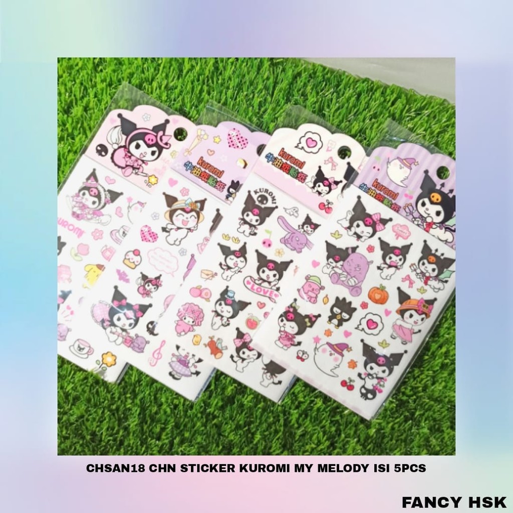 

CHN STICKER KUROMI ISI 5PCS CHSAN18