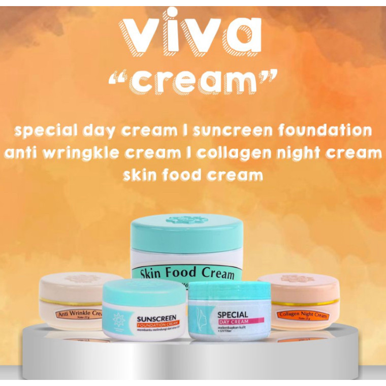-Miss.Arum- VIVA SUNSCREEN FOUNDATION | SPECIAL DAY CREAM / COLLAGEN NIGHT CREAM - UV FILTER KRIM AL