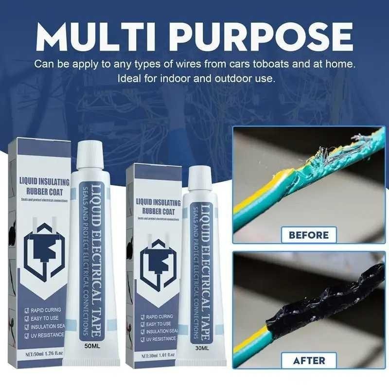 

Liquid insulating tape 50ml untuk kabel, mencegah kerusakan isolasi - L50