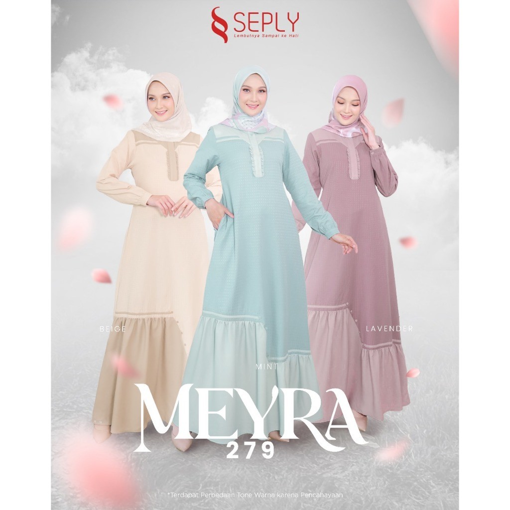 SEPLY Gamis Dress Dewasa Daily Wanita Muslimah Meyra 279