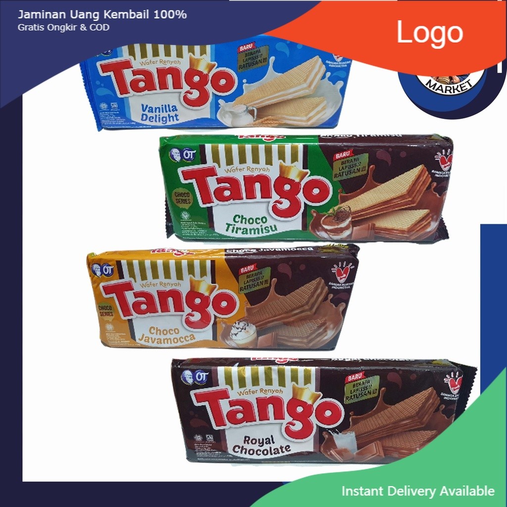 

Tango Long Wafer 110gr 110gram 110 gram Coklat Javamocca Tiramisu Vanila