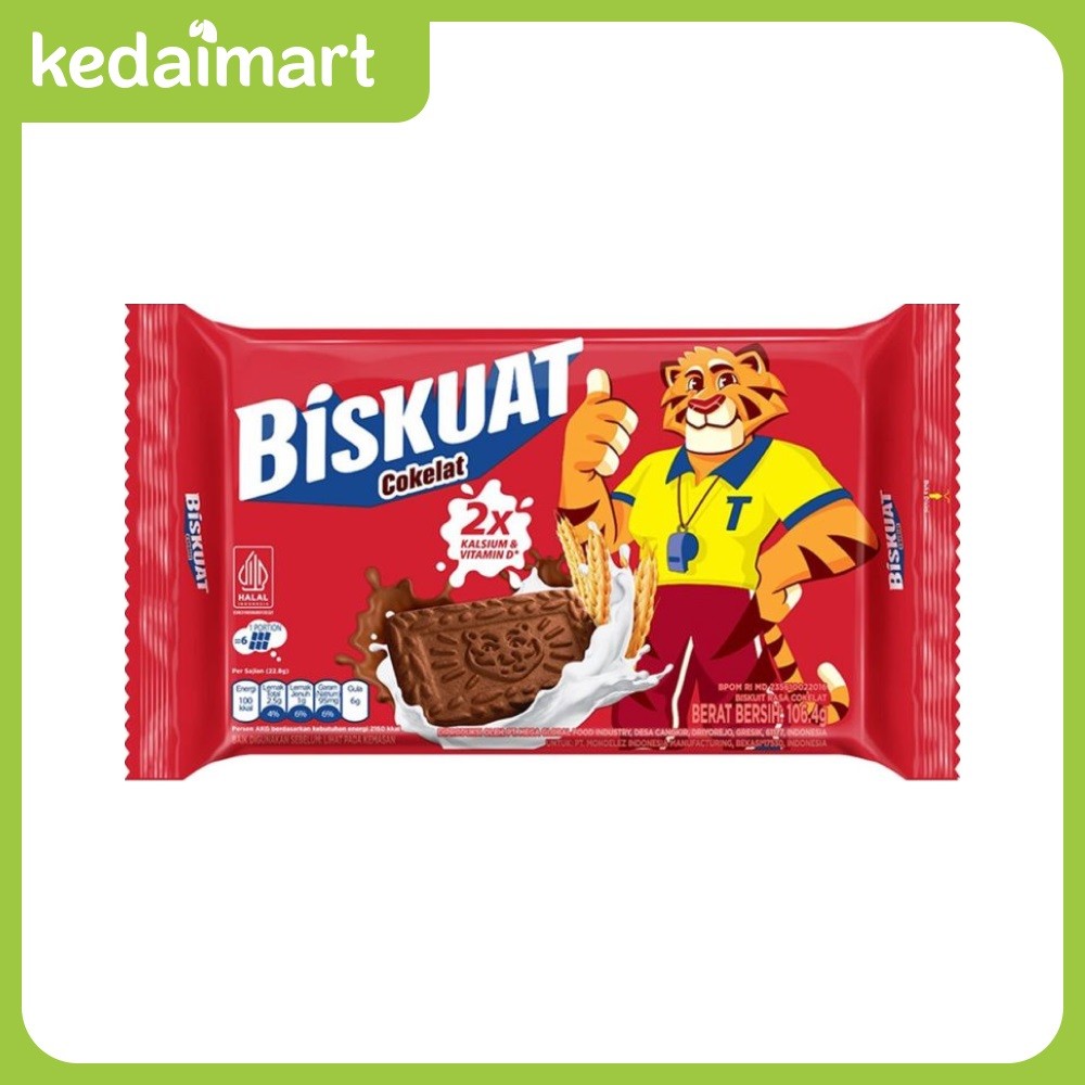 

Biskuat Biskuit Coklat Reno 106.4 Gram