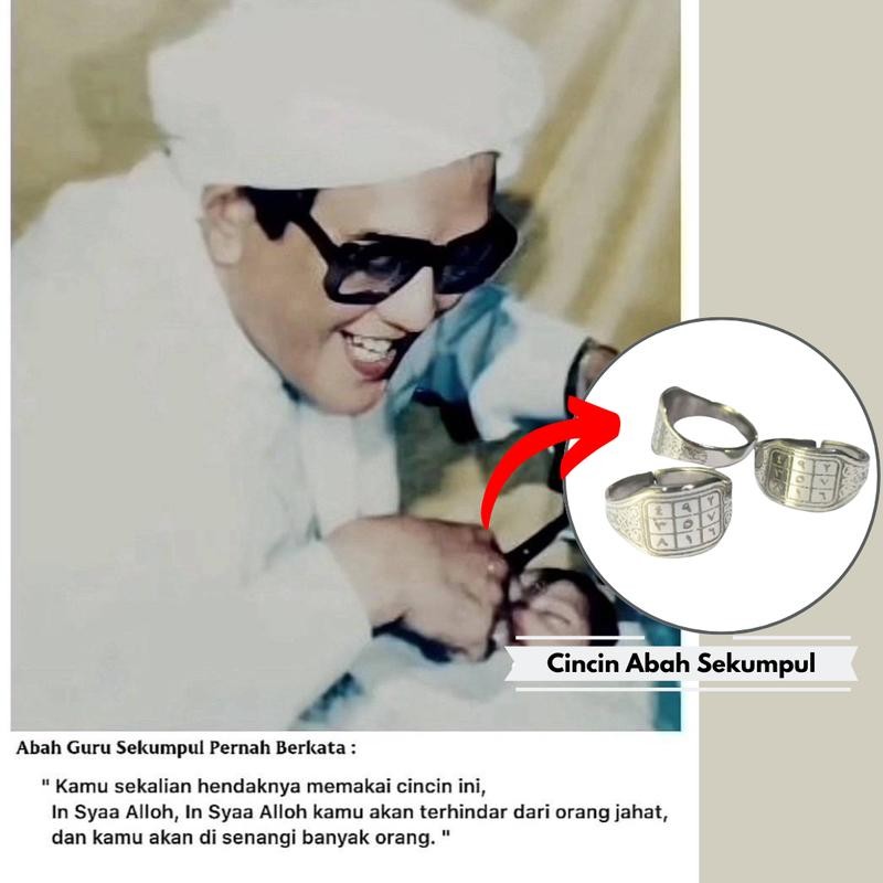 Cincin Wafaq Wapak Wifiq Islami Abah Guru Sekumpul | Pria Wanita Tauhid Islami Didoakan 100% Asli