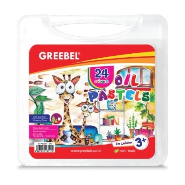 

Andma Krayon Greebel Kids Oil Pastel Crayon 24 Color / Warna